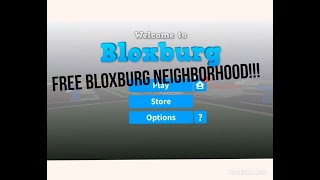 Free Bloxburg Neighborhood/Private Server!!!