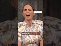 Emily Blunt Hilarious Story About Her Swearing To Tell The Truth And Confessing To Theft #interview