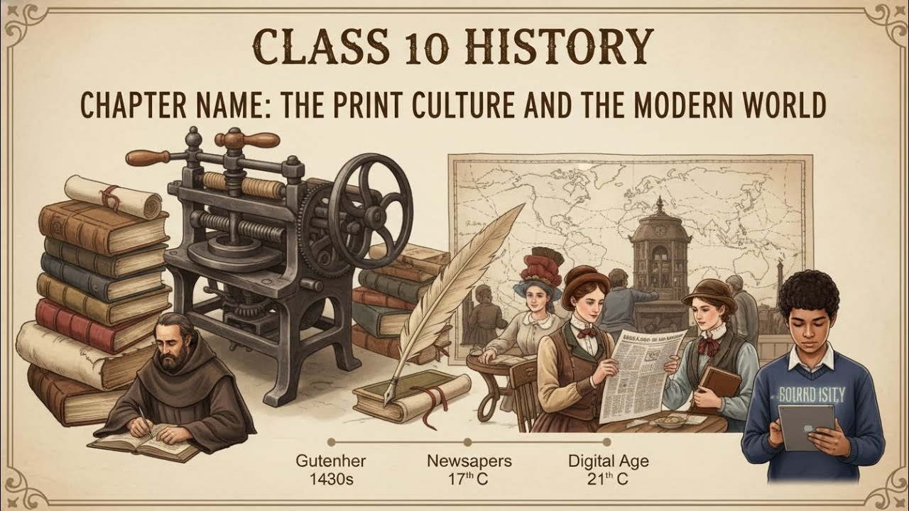 Print Culture and the Modern World | Class 10 CBSE History Full Chapter | Board Exam 2026