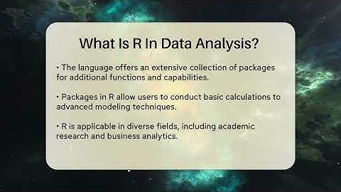 What Is R In Data Analysis? - Talking Tech Trends