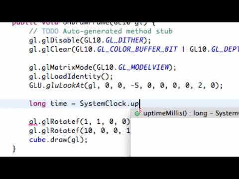 Android Developing Applications Tutorial 182 3D Rotation