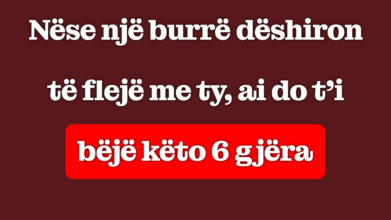 6 shenja psikologjike që tregojnë se një burrë ju dëshiron fizikisht