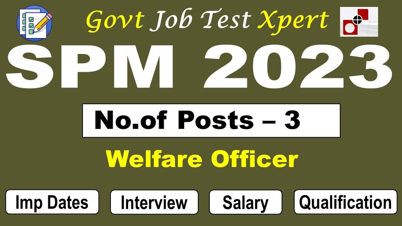 SPM Security Paper Mill New Recruitment 2023 YouTube