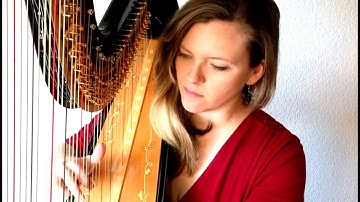 Petzold: Menuet in G Major (Formerly attrib. to Bach as BWV Anh. 114) // Esther Sévérac, harp