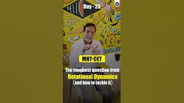 The Most Important Rotational Dynamics Question for MHT-CET Physics REVEALED! #trending #mhtcet2025