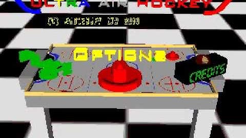 Ultra Air Hockey (Sega SGDK): Menus