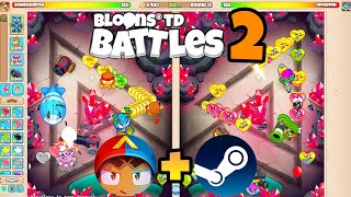 Bloons TD Battles 2 Is Announced On Steam!