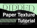 Photoshop Paper Texture Topography Effect Quiz