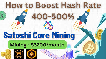 Core Mining App Free Bitcoin Earning || Boost 400-500% Hash Rate trick Core Mining in Hindi