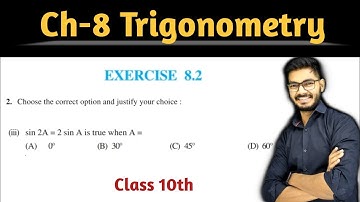 Class - 10 Ex - 8.2 Q2 part 3 Maths (Trigonometry) NCERT CBSE | By Rajeev Kumar