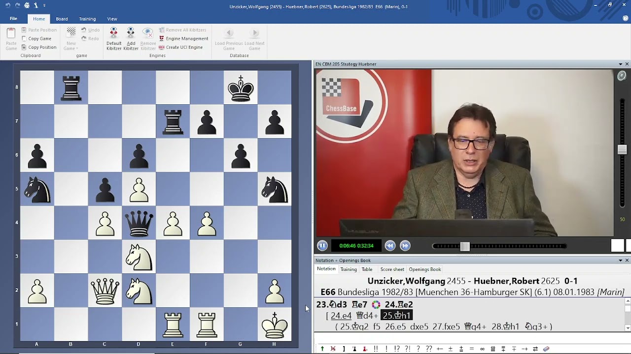 ChessBase MonoGraph Robert Huebner World Champion Wissen 1st Matt
