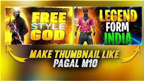 How To Make A Thumbnail Like ‎‎@PAGAL M10  || Pagal M10 Jesa Thumbnail Kaise Banaye? || Ravi Jaiswal