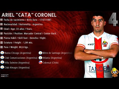 Ariel "Cata" Coronel #4 // Marcador Central - Center Back // Cobresal 2020