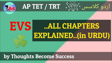 Third class EVS in Urdu||SGT preparation||Paper 1preparation ||Thoughts Become Success||URDU classes