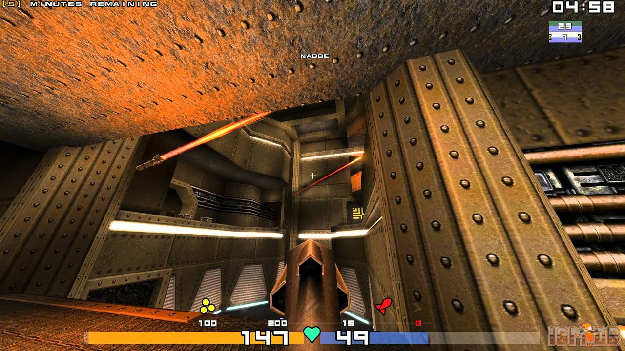 Quake 1/QuakeWorld: Reppie vs Nabbe Aerowalk 05.01.08