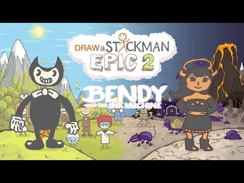 BENDY AND THE INK MACHINE Draw A Stickman Epic 2 Gameplay - Stickman Bendy Save Alice Angel