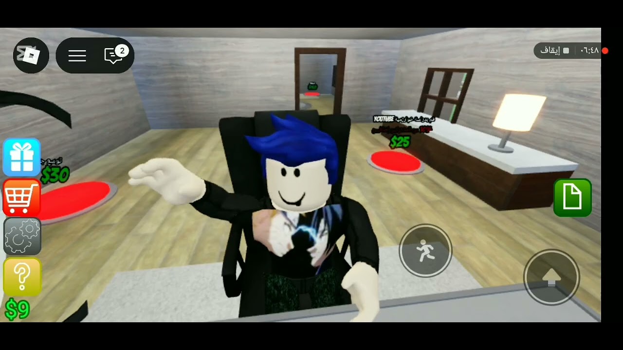 انا يوتوبر في لعبه ربلوكس