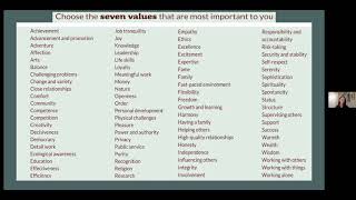 Cultural Values