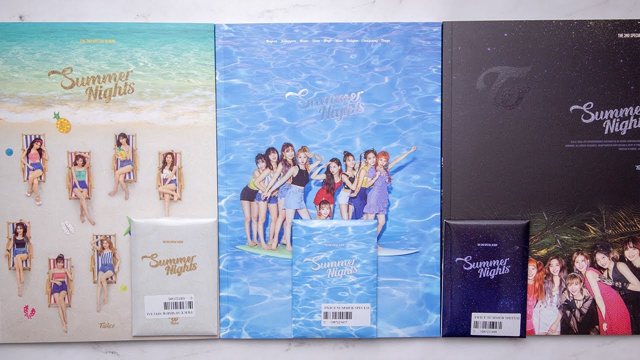 Unboxing Twice Vol 2 Summer Nights A B C Version Photo Card Set Youtube