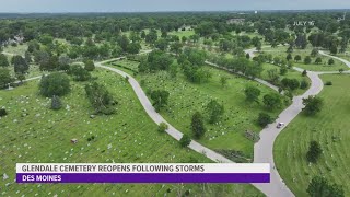 Glendale Cemetery reopens following storms