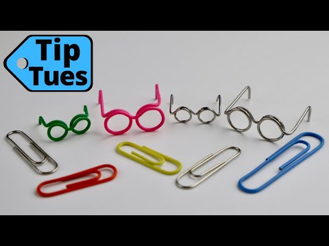 NO TOOLS Paperclip Eye Glasses // Tip Tuesday