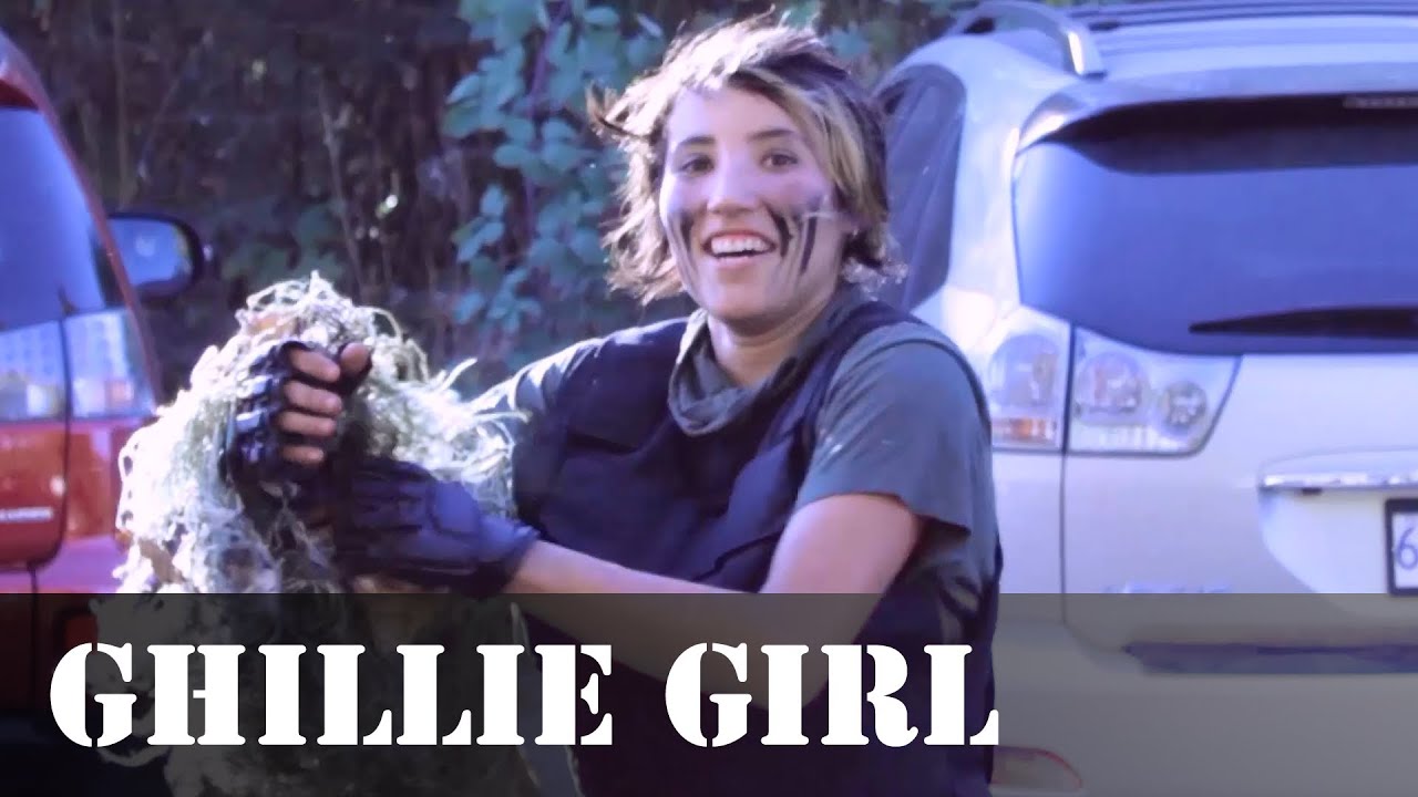 Ghillie Suit Girl