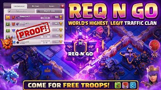 How to get members in your clan! Best traffic clan in Clash of Clans