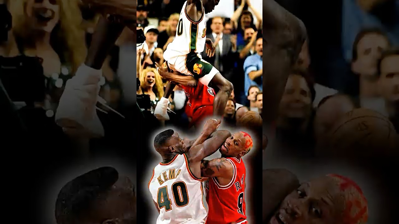 Kemp Humiliates Rodman,Falls into Psychological Trap#dennisrodman #shawnkemp #chicagobulls #rivals