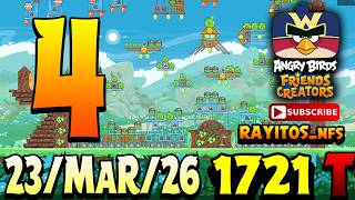 Angry Birds Friends Level 4 Tournament 1721 Highscore POWER-UP walkthrough