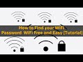 How to find the wifi password  free and easy tutorial