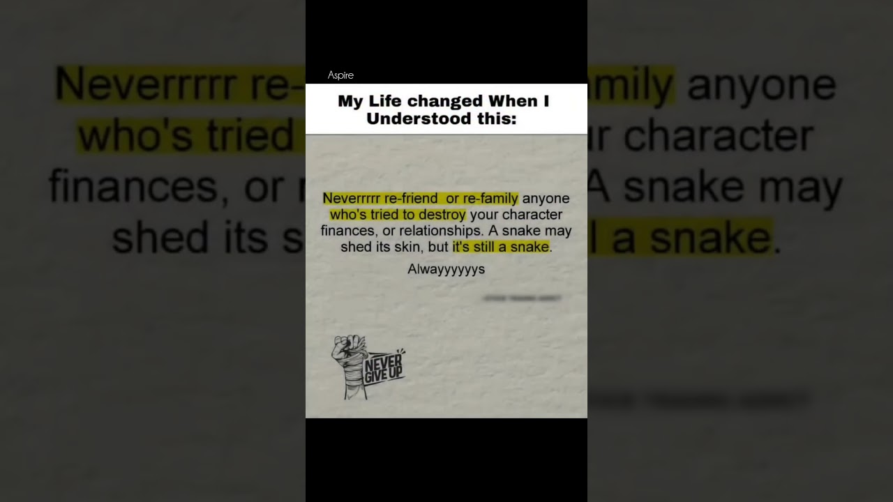 Protect Your Future: Why You Must Cut These Ties⛔ 