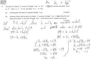 DSE maths core 2020 paper1 #10 variation