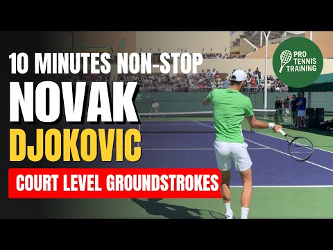10 Minutes of Djokovic Groundstroke Training (Study This)