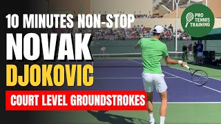 10 Minutes of Djokovic Groundstroke Training (Study This)