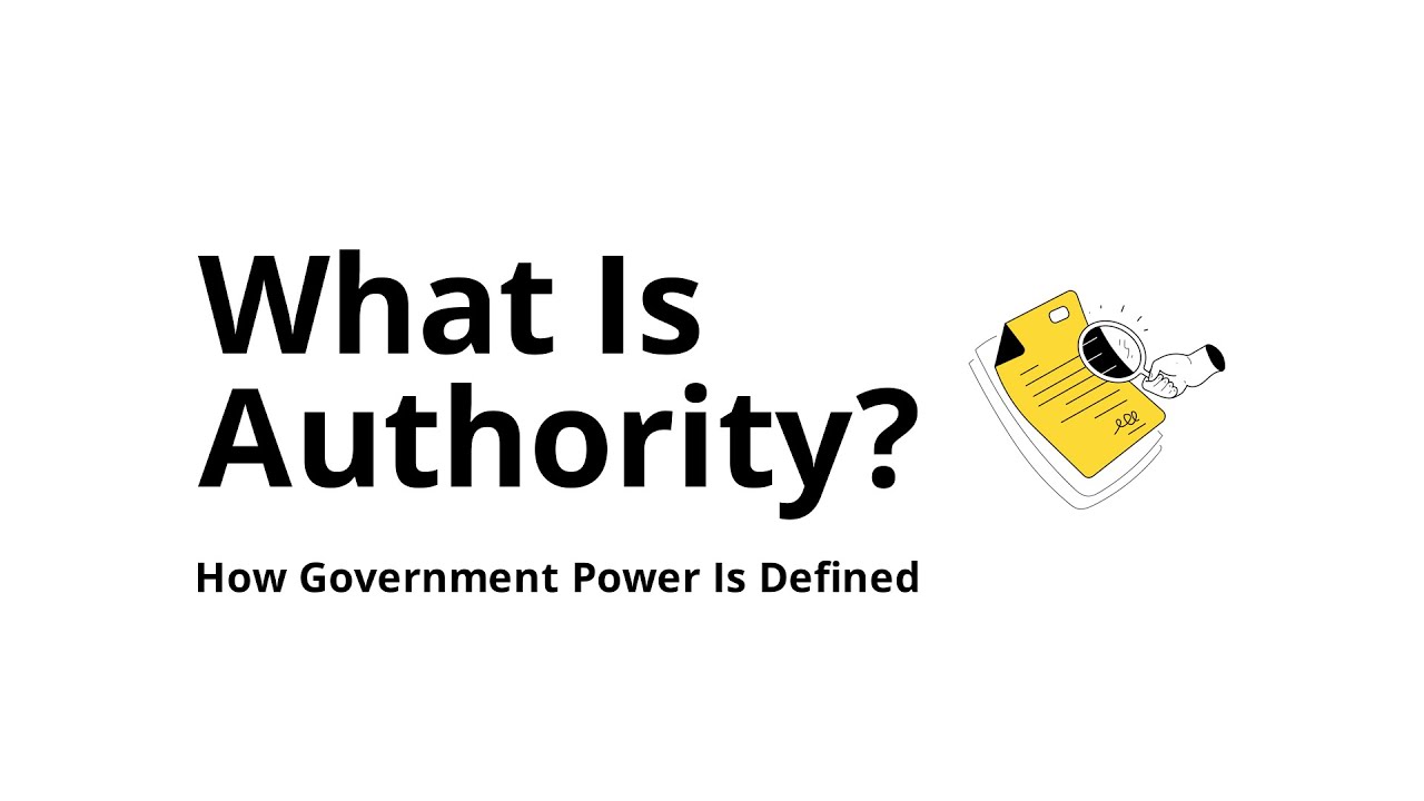 How Government Authority Is Defined