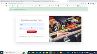 Famous User Registration form using php mysql Profile
