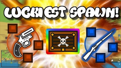 *LUCKIEST* SPAWN next to multiple RARE LOOT !!! || Surviv.io - Pro gameplay
