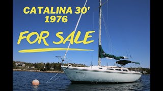 Yacht Catalina 30' 1976 FOR SALE! - YouTube