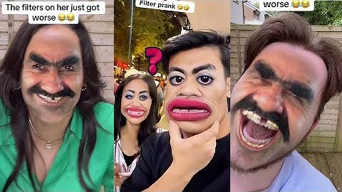 FUNNIEST TIKTOK FACE FILTER CHALLENGE VIDEOS PART 12 Try Not To LAUGH