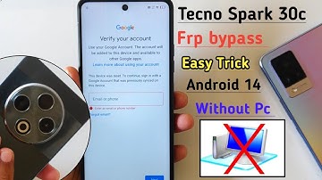 Forgot Frp Bypass Tecno Spark 30c | New Update Tecno Spark 30c Google Account Remove Without PC 