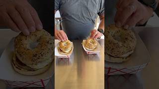 Breakfast Bagel with Sausage Egg and Cream Cheese