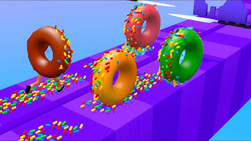 Donut Runner 3D 🍩 All Levels Gameplay Android iOS