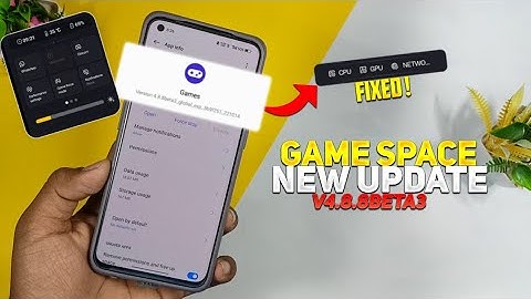 Realme Ui 3.0 New Game Space Update 4.8.8.Beta | Finally Gpu Cpu Network Bug Fixed !