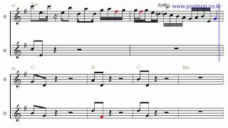 Video thumbnail of "Together again - Bb Tenor/Soprano Sax Sheet Music [ Dave Koz ]"