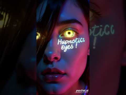 Ты видел такие глаза? 😳 #shorts #neoneyes #aivideo