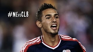 GOAL: Diego Fagundez finish off the break away | New England Revolution vs Columbus Crew