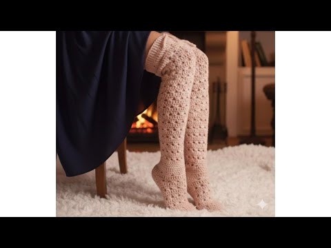 كروشيه بوت شتوي خطوه بخطوه للمبتدئين جميع القياسات