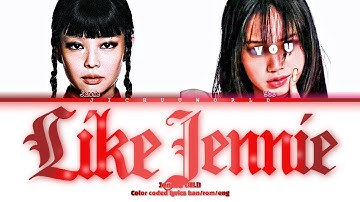 [Karaoke] JENNIE (제니) "like JENNIE" + You ~2 members~ (Color Coded Lyrics Han/Rom/Eng)
