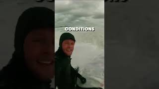 Stand Up Paddling On A Frozen Sea