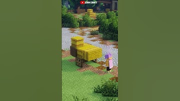 make a medieval themed cart in minecraft.